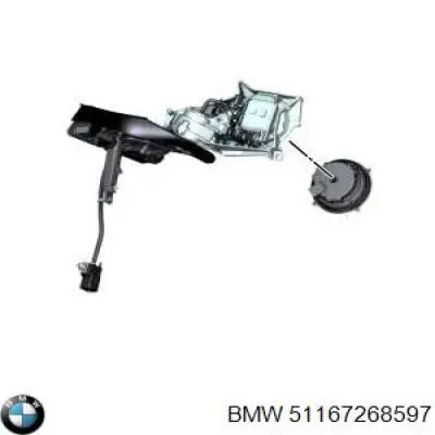 Espelho de retrovisão esquerdo BMW 51167268597 preço, a partir de 267,30 USD