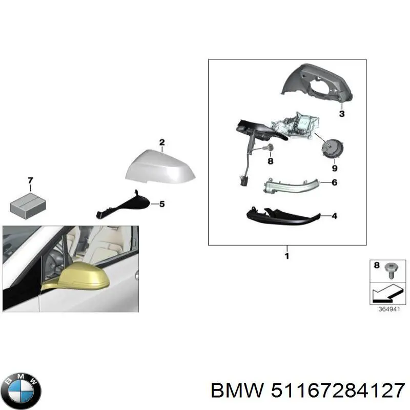  BMW 51167284127 preço, a partir de 37,01 USD