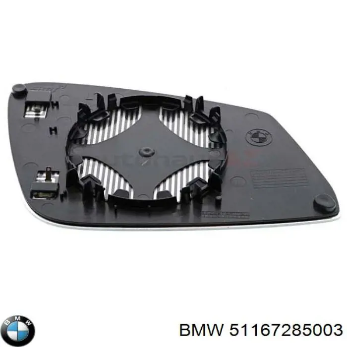 51167285003 BMW Elemento espelhado do espelho de retrovisão esquerdo