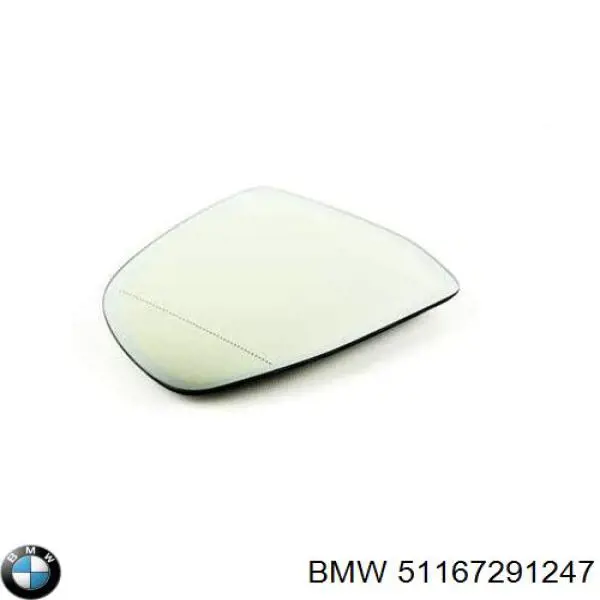 Elemento espelhado do espelho de retrovisão esquerdo BMW 51167291247 preço, a partir de 190,36 USD