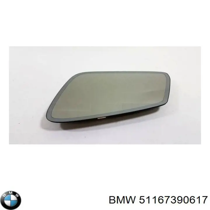 Elemento espelhado do espelho de retrovisão esquerdo BMW 51167390617 preço, a partir de 127,35 USD