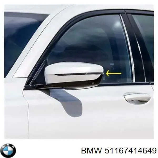 51167414649 BMW Pisca-pisca de espelho esquerdo