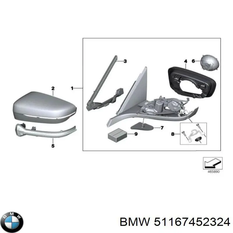  BMW 51167452324 preço, a partir de 50,53 USD