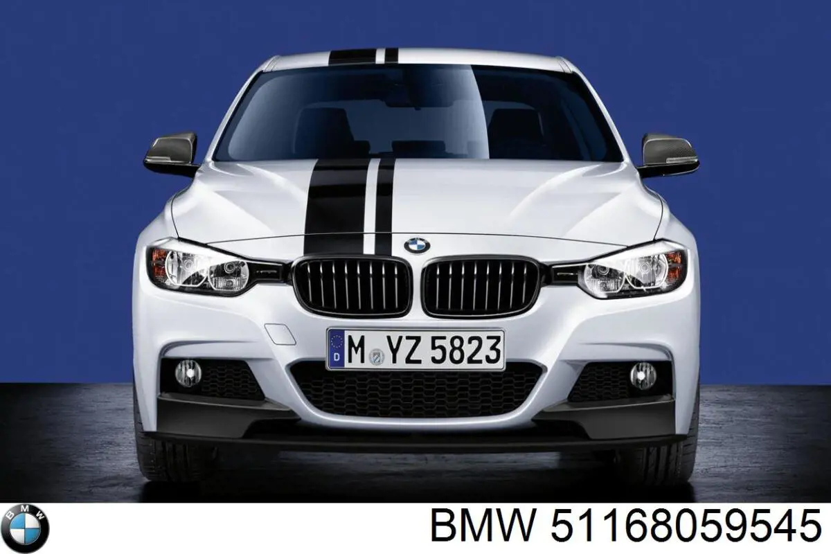 51168059545 BMW Placa sobreposta (tampa) do espelho de retrovisão esquerdo