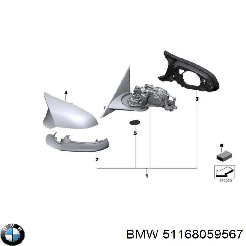  BMW 51168059567 preço, a partir de 238,25 USD