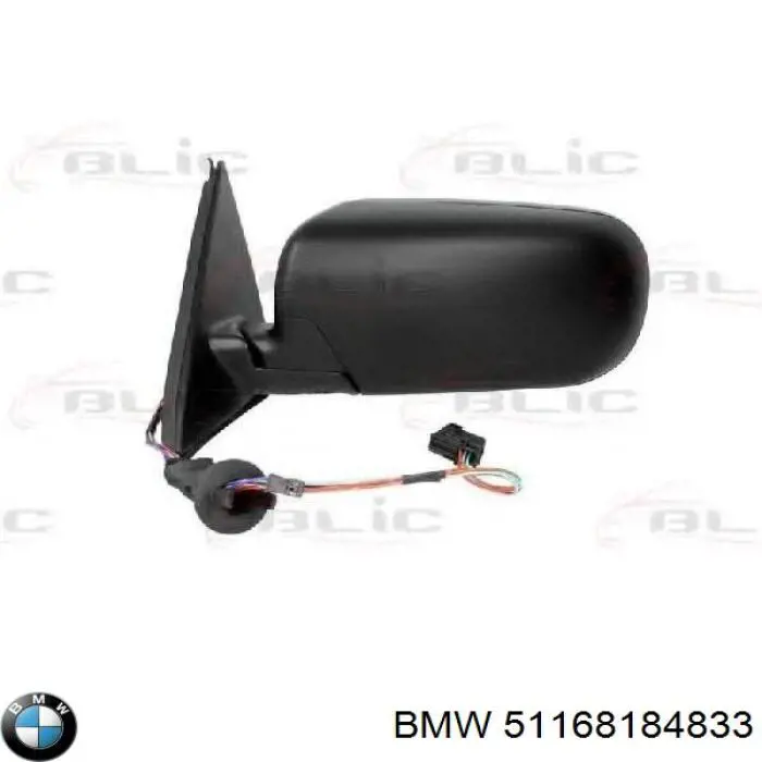 51168184833 BMW Espelho de retrovisão esquerdo