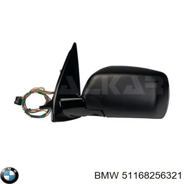 Placa sobreposta (tampa) do espelho de retrovisão esquerdo BMW 51168256321 preço, a partir de 107,57 USD