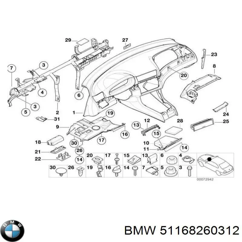  BMW 51168260312 preço, a partir de 40,86 USD