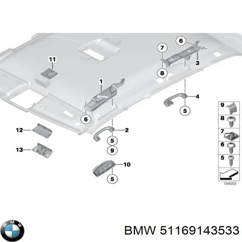  BMW 51169143533 preço, a partir de 58,40 USD