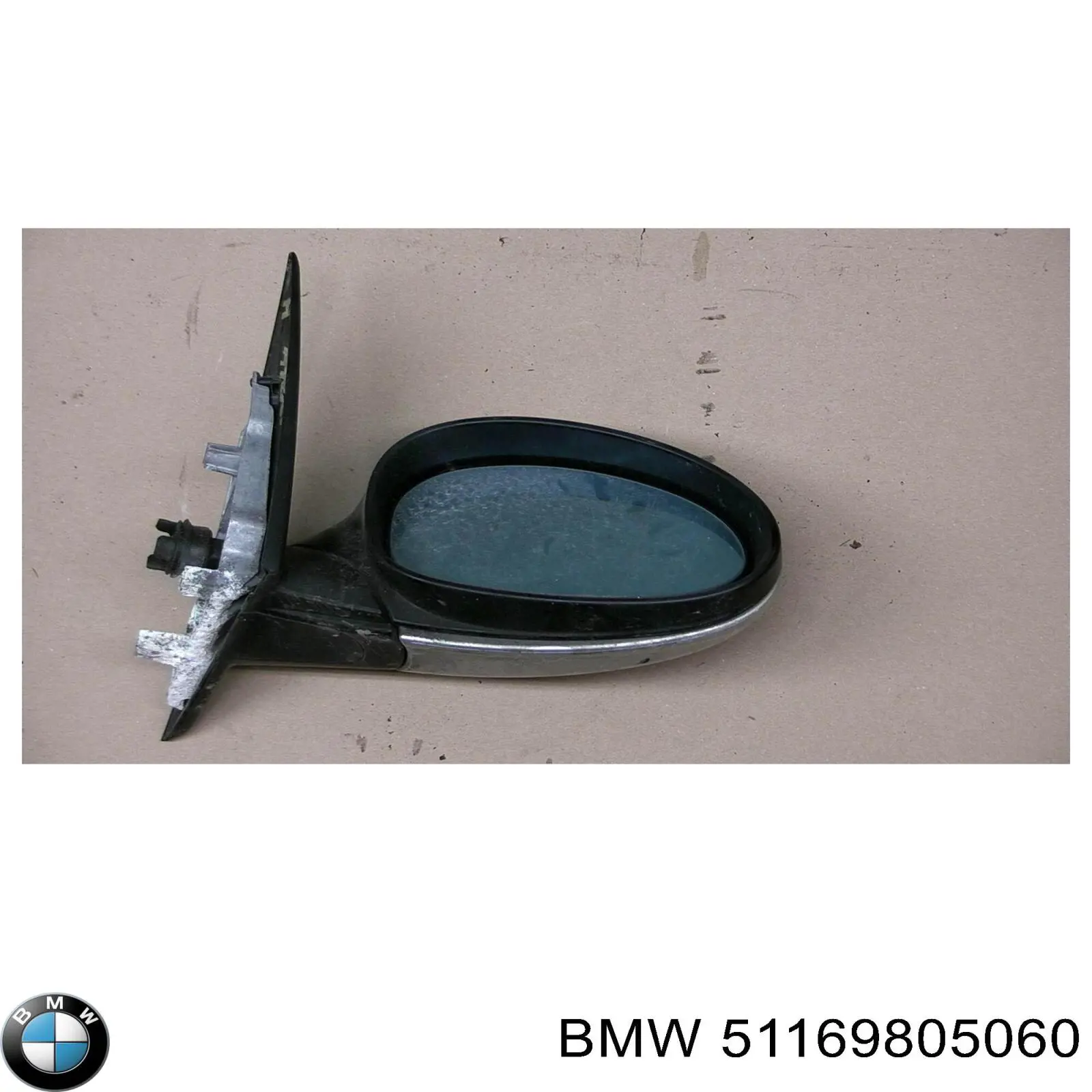 Espelho de retrovisão direito BMW 51169805060 preço, a partir de 143,26 USD