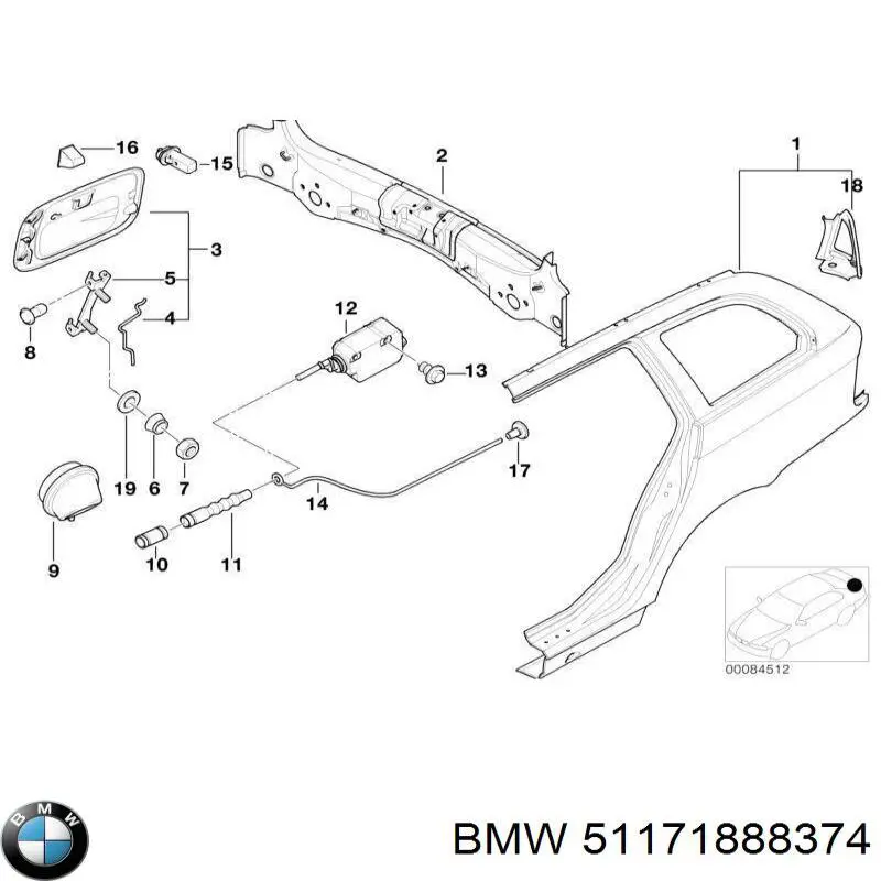 Pára-lama traseiro esquerdo BMW 51171888374 preço, a partir de 3,59 USD