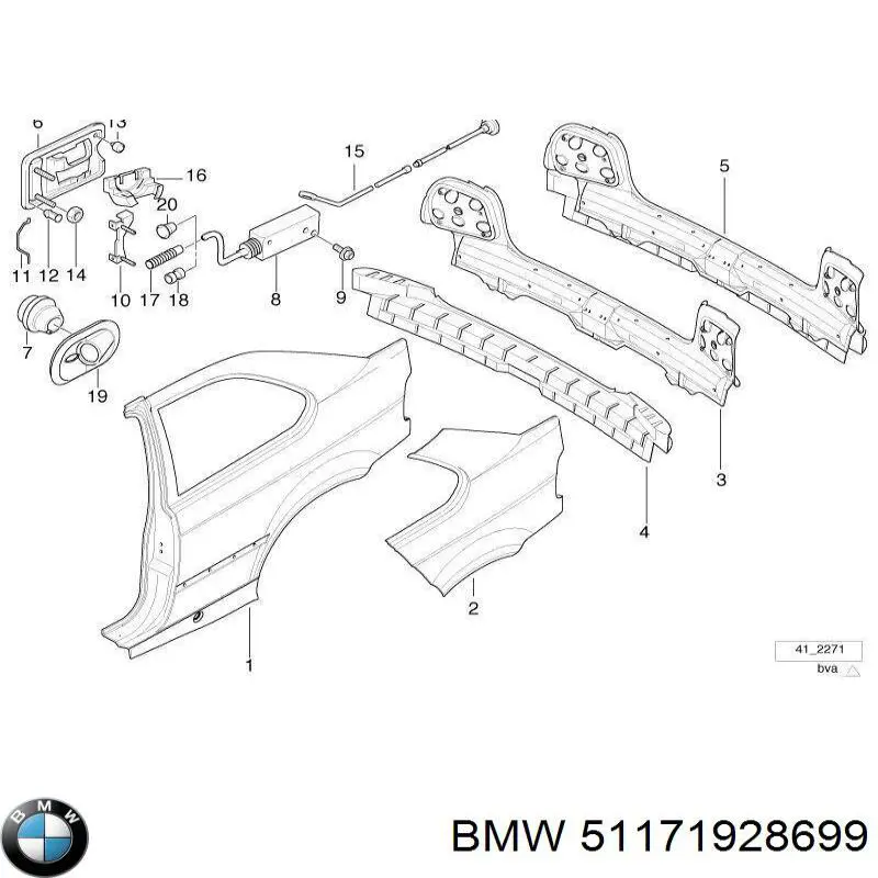 Compre 51171928699 BMW 