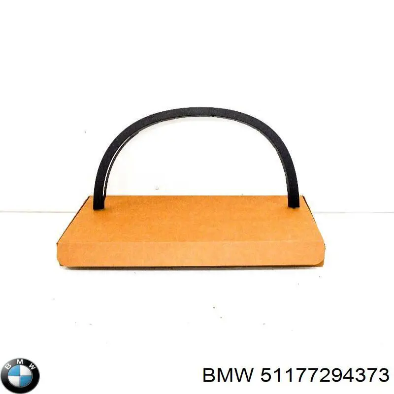 Expansor (placa sobreposta) de arco do pára-lama dianteiro esquerdo 51177294373 BMW