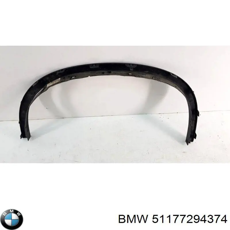 51177294374 BMW Expansor (placa sobreposta) de arco do pára-lama dianteiro direito