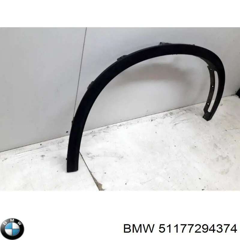 Compre 51177294374 BMW Expansor (placa sobreposta) de arco do pára-lama dianteiro direito