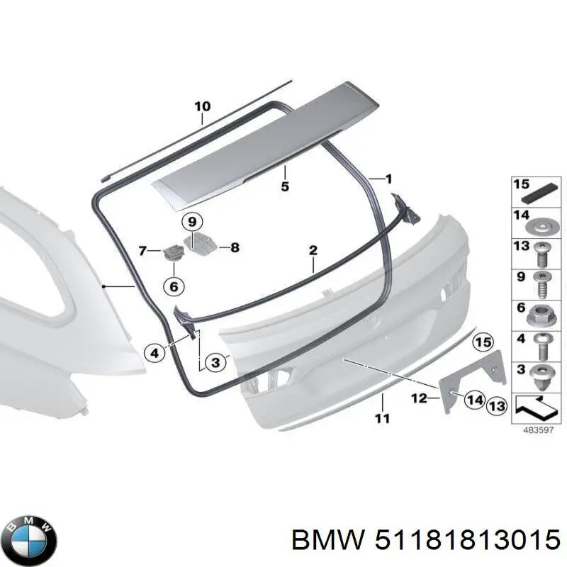Compre 51181813015 BMW 