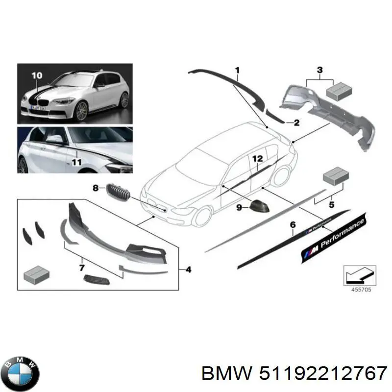  BMW 51192212767 preço, a partir de 413,75 USD