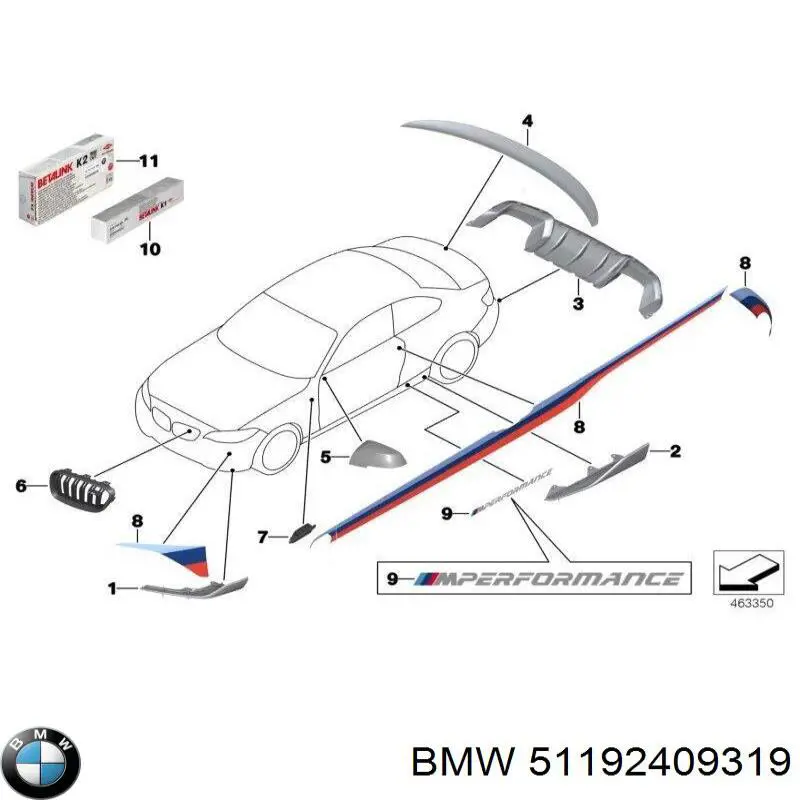 51192409319 BMW 
