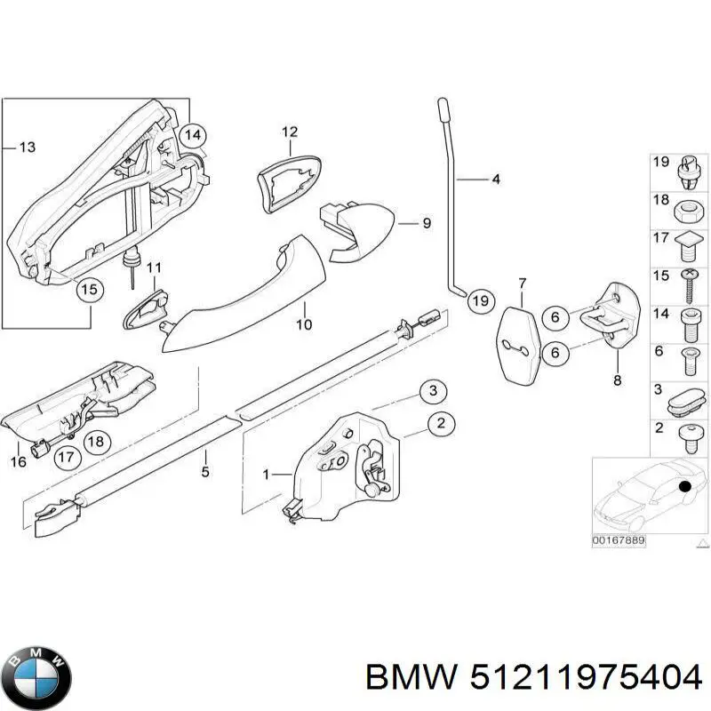 Compre 51211975404 BMW Kit de reparação de cilindro mestre do freio