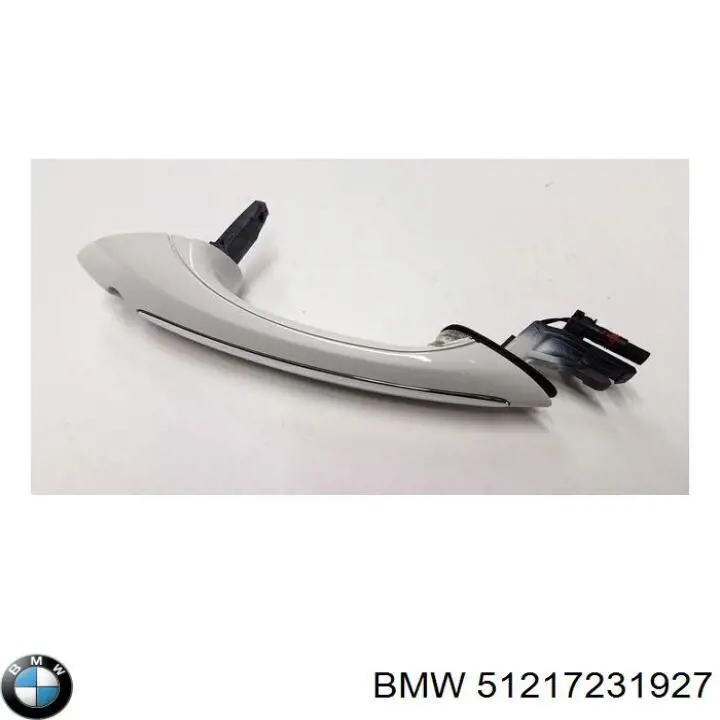 51217231927 BMW Maçaneta dianteira esquerda externa da porta