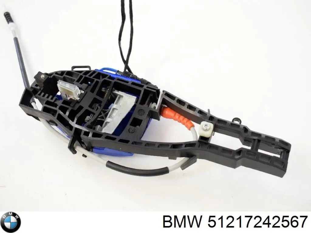 51217242567 BMW Suporte de maçaneta externa da porta dianteira esquerda
