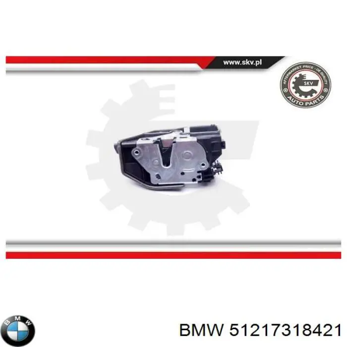 Fecho da porta dianteira esquerda BMW 51217318421 preço, a partir de 52,46 USD