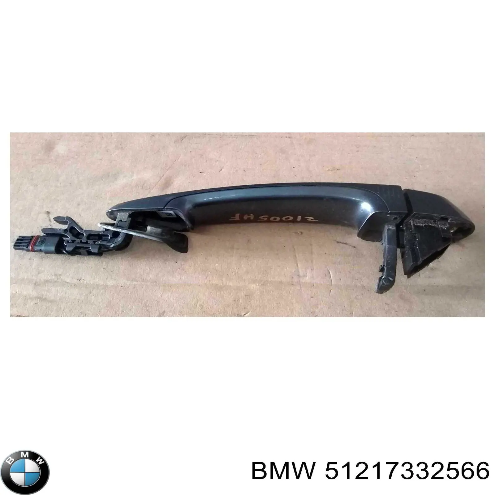 51217332566 BMW Maçaneta dianteira direita da porta externa