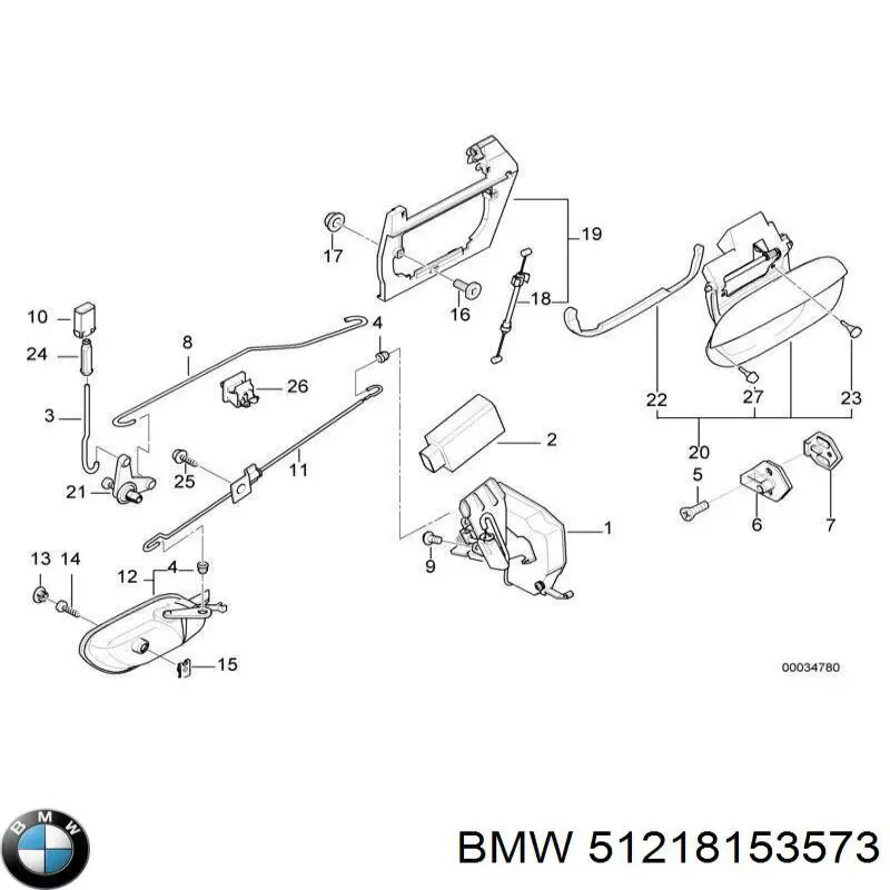 51218153573 BMW 