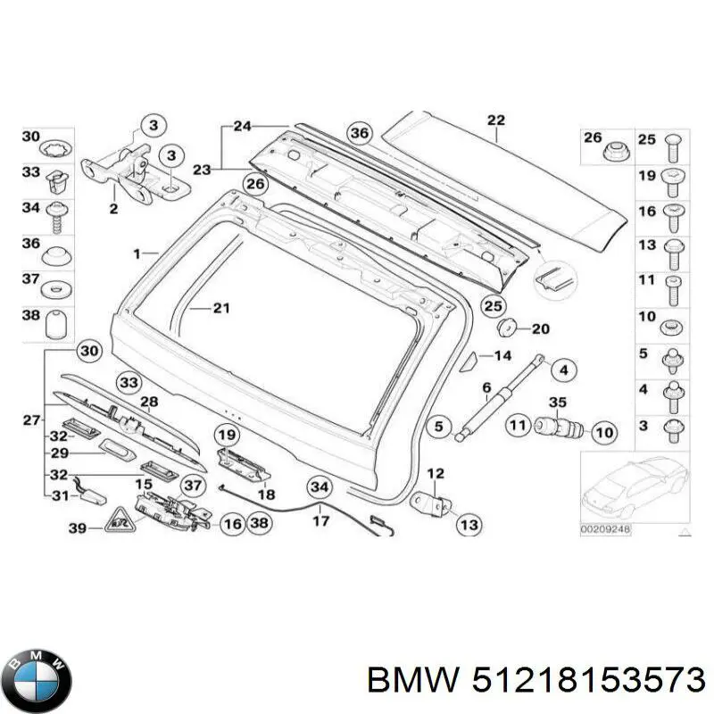  BMW 51218153573 preço, a partir de 4,20 USD