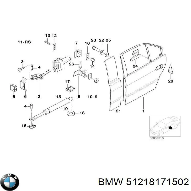  BMW 51218171502 preço, a partir de 15,35 USD