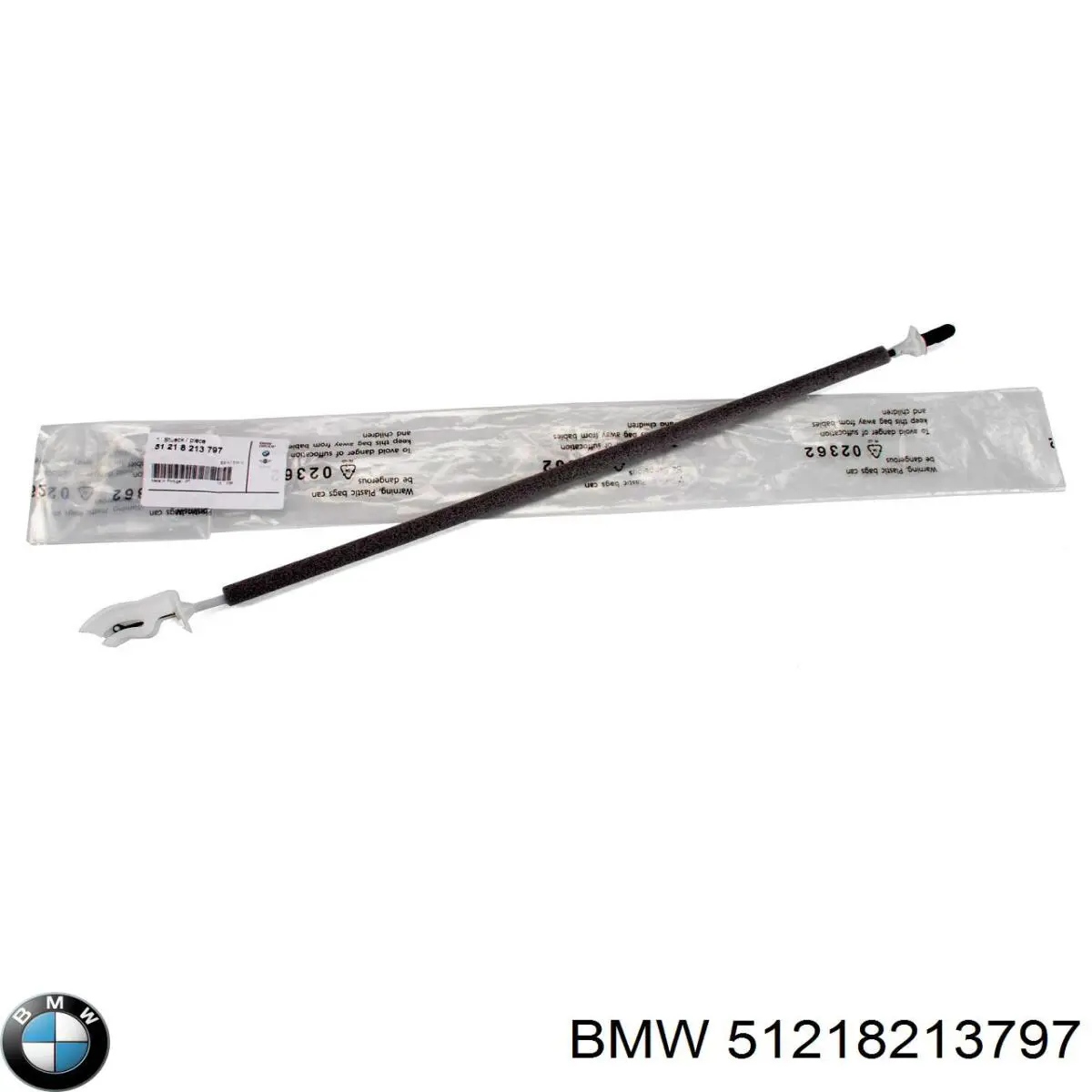 Compre 51218213797 BMW Cabo (pedal) de abertura do fecho da porta dianteira