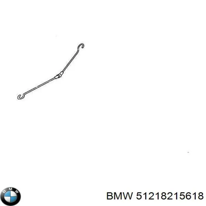 Compre 51218215618 BMW Cabo (pedal) de abertura do fecho da porta dianteira direita