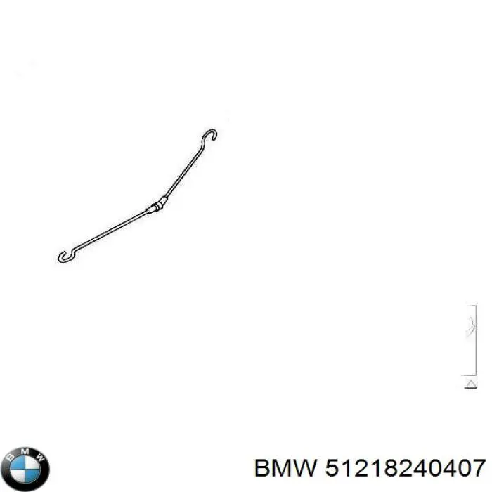 Compre 51218240407 BMW Maçaneta dianteira esquerda externa da porta