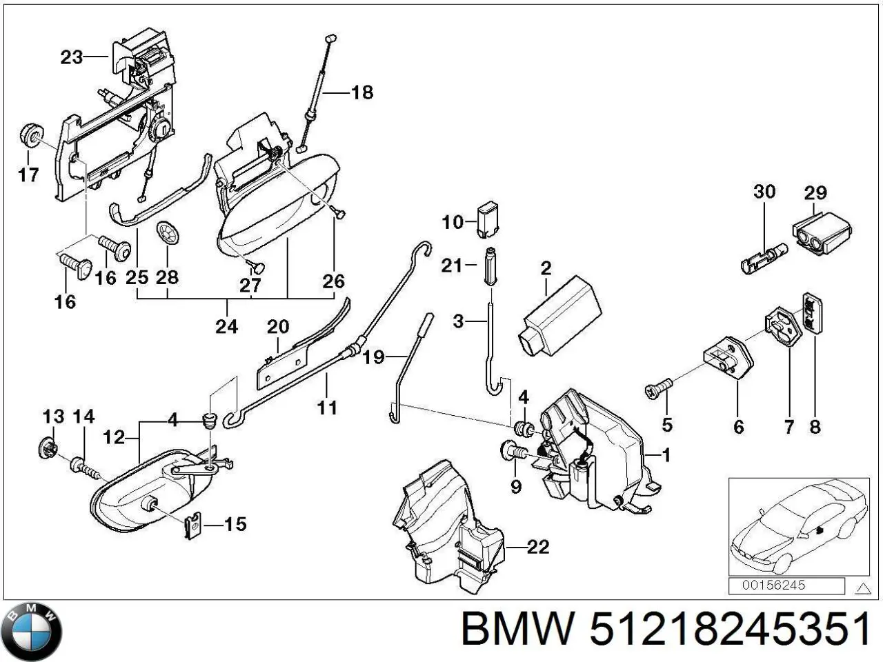  BMW 51218245351 preço, a partir de 266,06 USD