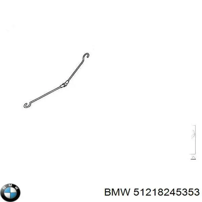 Suporte de maçaneta externa da porta dianteira esquerda BMW 51218245353 preço, a partir de 259,66 USD