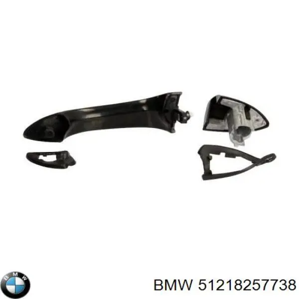 Compre 51218257738 BMW Maçaneta dianteira direita da porta externa
