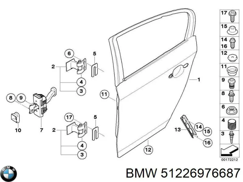 BMW 51226976687 preço, a partir de 1,95 USD