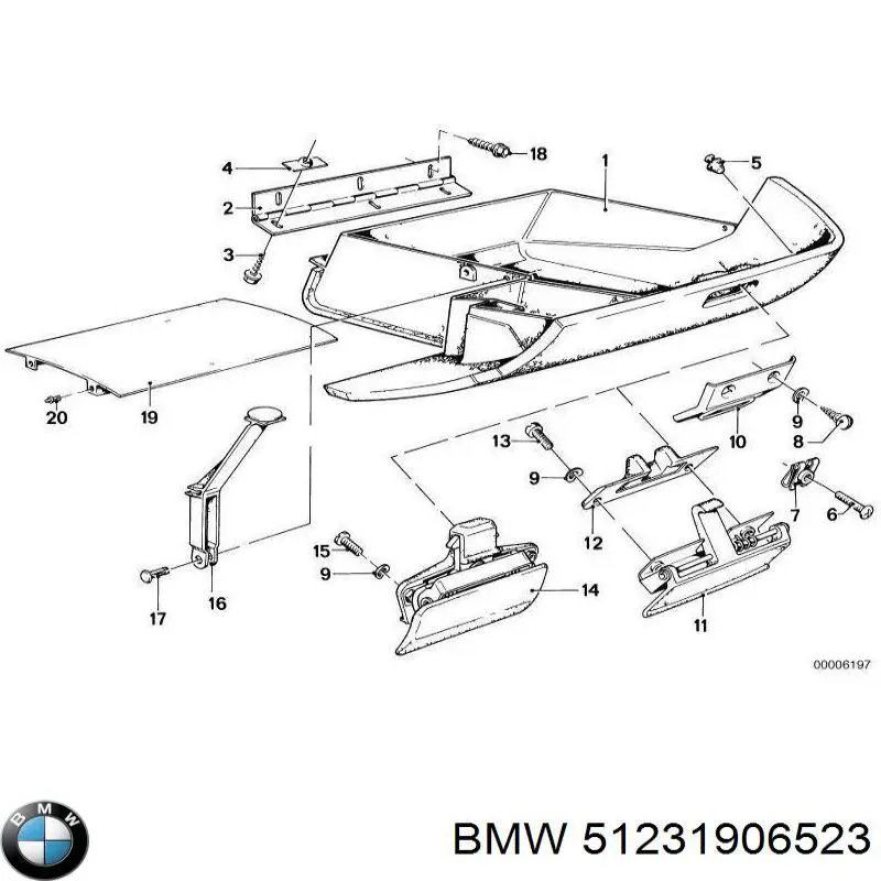  BMW 51231906523 preço, a partir de 3,87 USD
