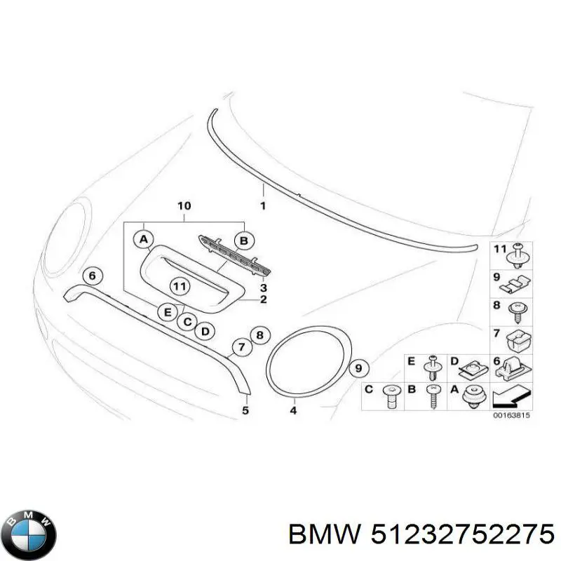  BMW 51232752275 preço, a partir de 30,36 USD
