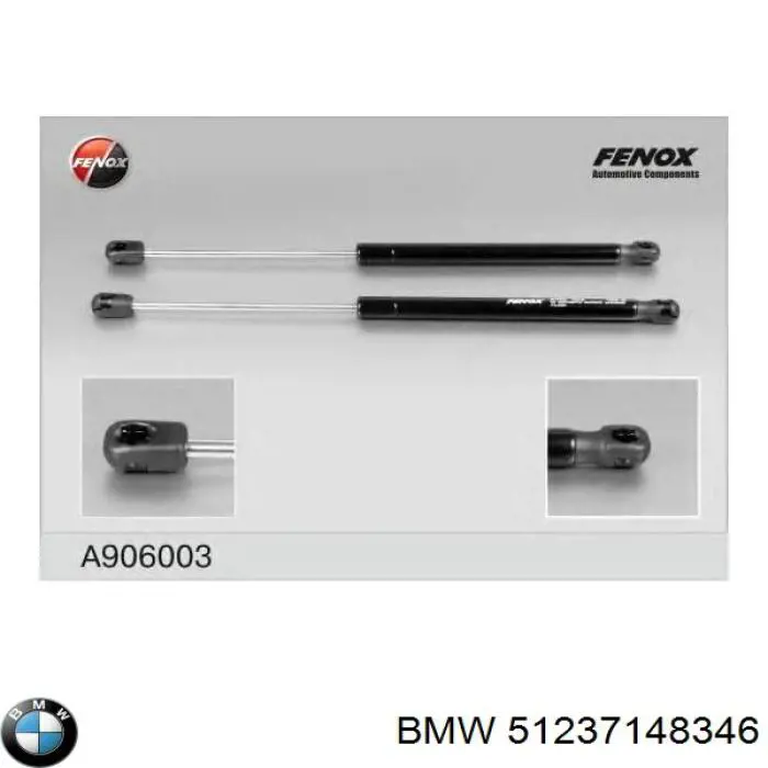 Compre 51237148346 BMW Amortecedor da capota