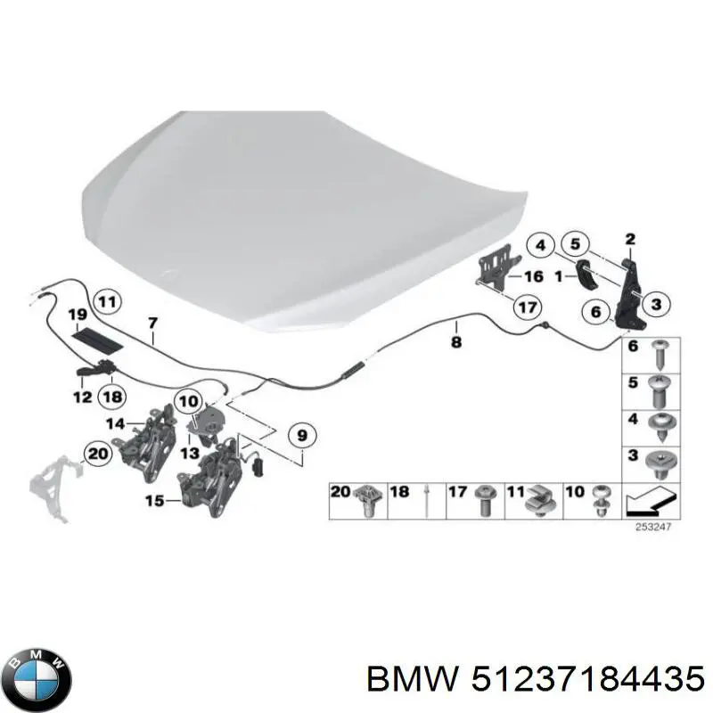  BMW 51237184435 preço, a partir de 57,78 USD