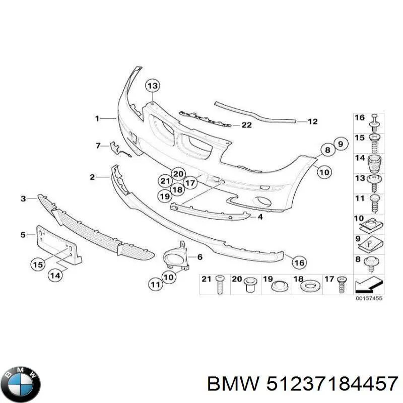 Cabo dianteiro de abertura da capota BMW 51237184457 preço, a partir de 24,01 USD