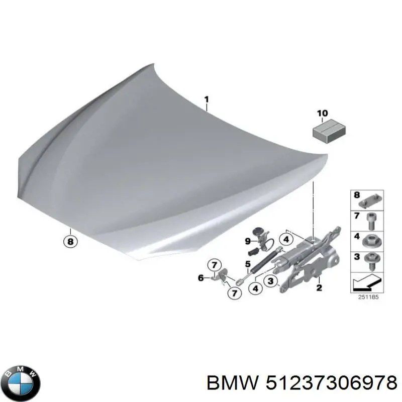  BMW 51237306978 preço, a partir de 53,58 USD
