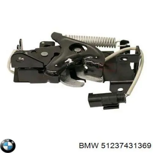 51237431369 BMW Fecho da capota esquerdo
