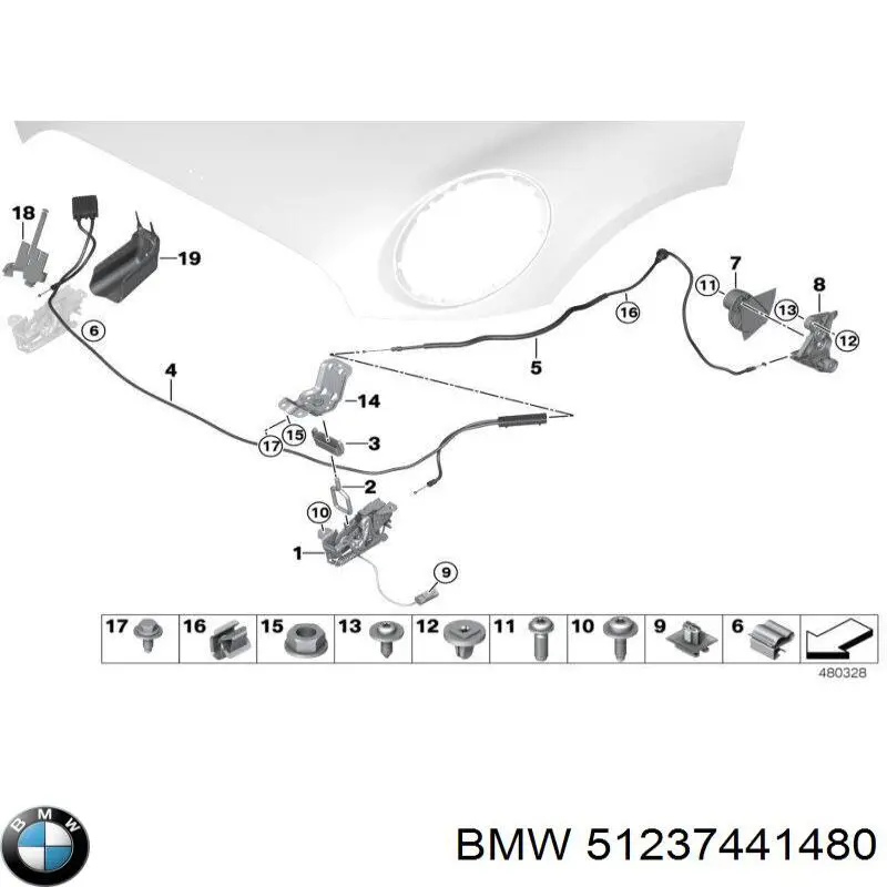  BMW 51237441480 preço, a partir de 54,25 USD