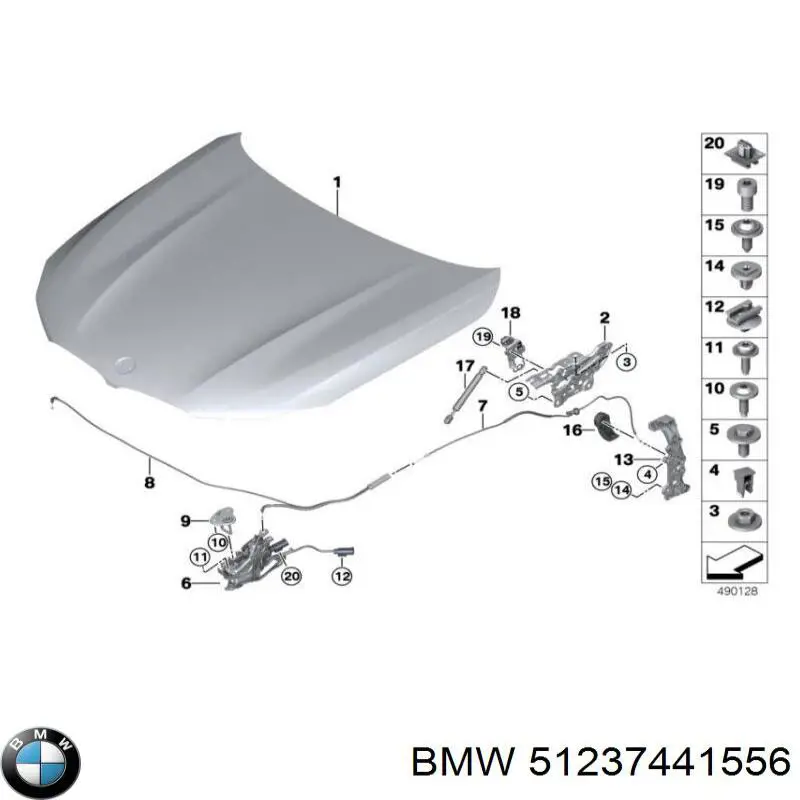  BMW 51237441556 preço, a partir de 4,43 USD