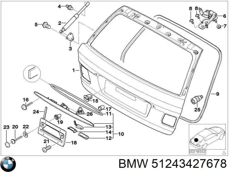  BMW 51243427678 preço, a partir de 11,35 USD