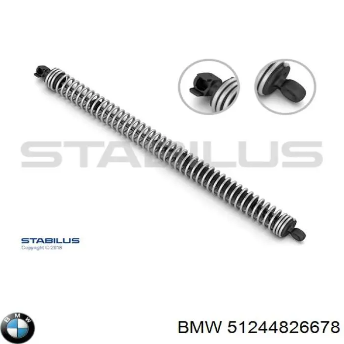 51244826678 BMW Amortecedor de tampa de porta-malas (de 3ª/5ª porta traseira)