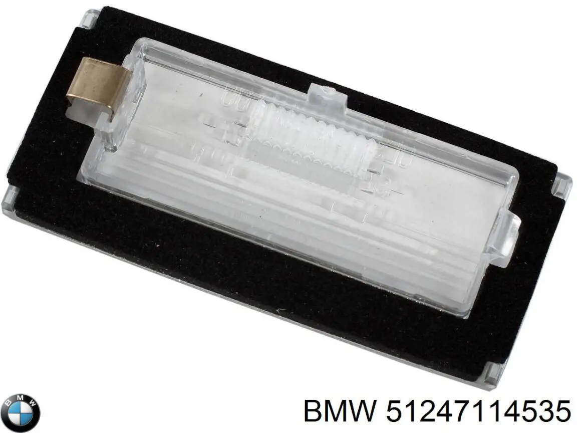 51247114535 BMW Lanterna da luz de fundo de matrícula traseira