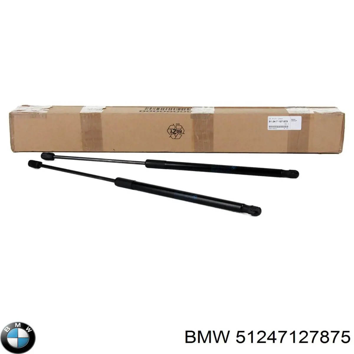 51247127875 BMW Amortecedor de tampa de porta-malas (de 3ª/5ª porta traseira)